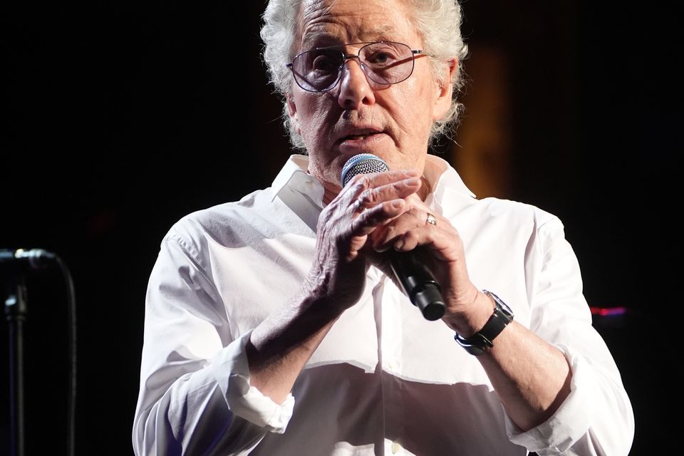 Roger Daltrey, on stage during Ovation a celebration of 24 Years of gigs for the Teenage Cancer Trust, at the Royal Albert Hall, London. (Ian West/PA)