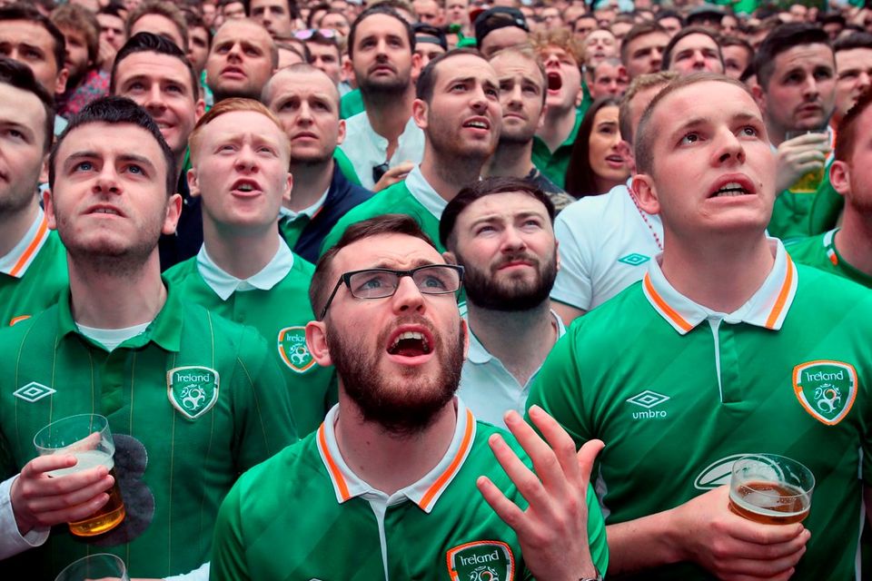 Irish fans secure first win of the day as Green Army outnumber