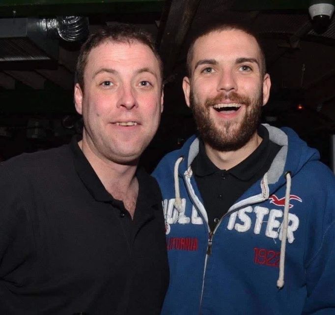 Ian Hannon (right) with his older brother, James, who took his own life in 2016