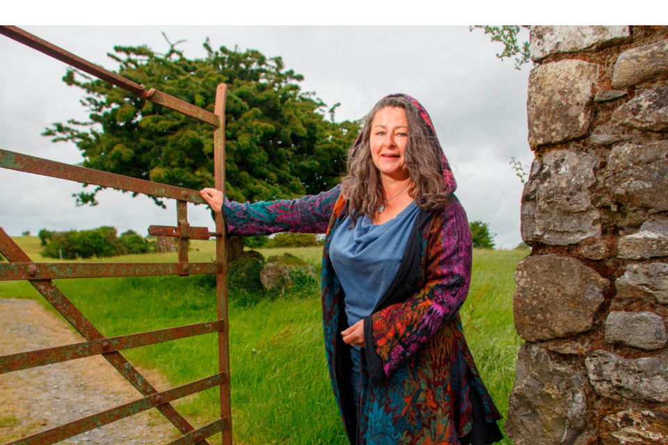 Patsy Preston at the Hill of Uisnech, Westmeath.  Picture: Jeff Harvey
