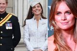 thumbnail: Prince Harry and Kate Middleton and (left) Cressida Bonas