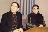 thumbnail: John Cale and Lou Reed, former bandmates in the Velevet Underground, in 1989. Photo by Rita Barros/Getty Images