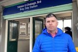thumbnail: Social Democrats local election candidate Aaron McCallorum at Bray station. 