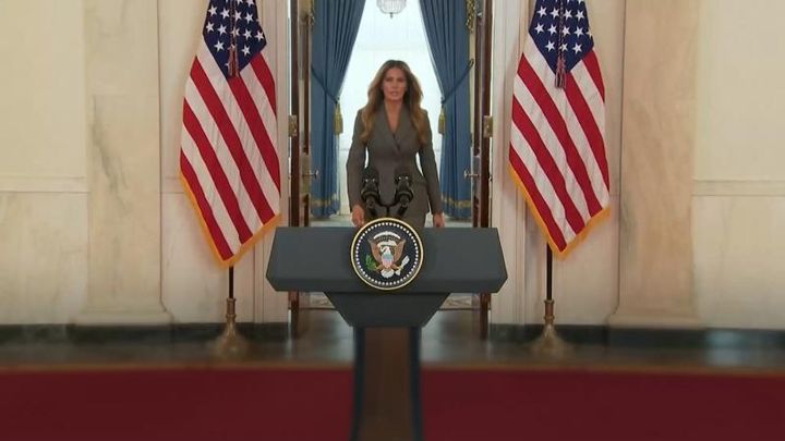 Melania Trump denies links to paedophile Jeffrey Epstein in rare public statement