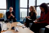 thumbnail: MET programme journalists interviewing Mediahuis Ireland CEO Peter Vandermeersch