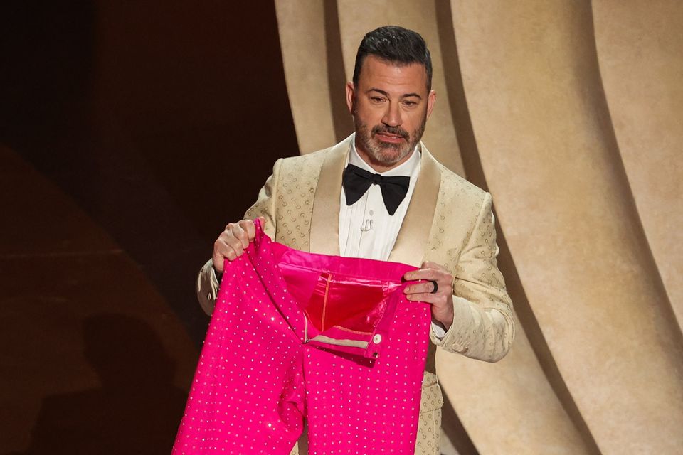 Jimmy Kimmel hosts the Oscars show at the 96th Academy Awards in Hollywood, Los Angeles. Reuters
