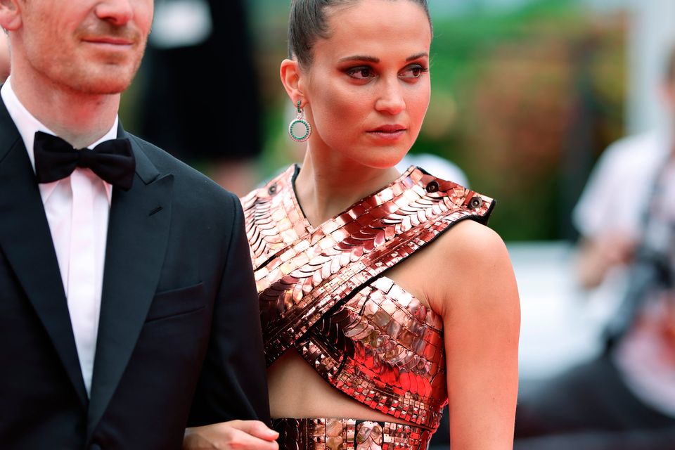 Alicia Vikander at Holy Spider Red Carpet - Cannes Film Festival 2022