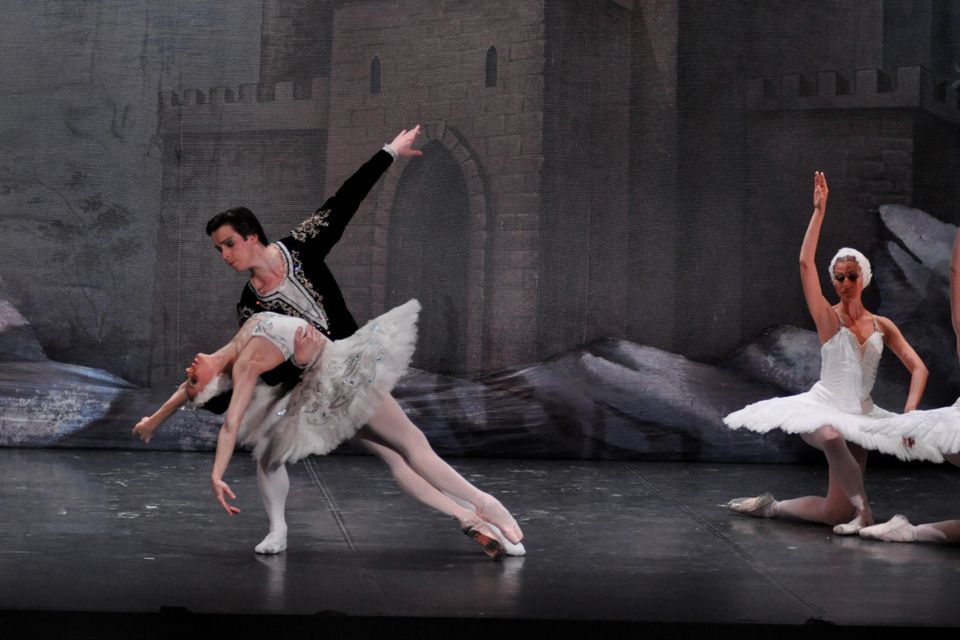 Russian affair: Ekaterina Bortyakova and Akzhol Mussakhanov in Cork City Ballet's Swan Lake