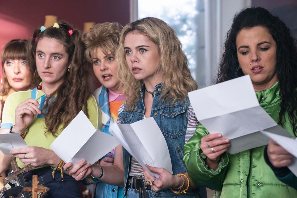 The Derry Girls receive their GCSE results in episode one of the third and final season of Lisa McGee’s hit sitcom