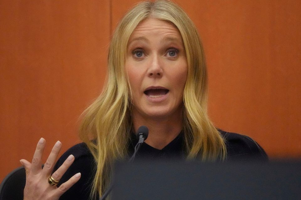 Actress Gwyneth Paltrow pictured today in Utah. (AP Photo/Rick Bowmer, Pool)