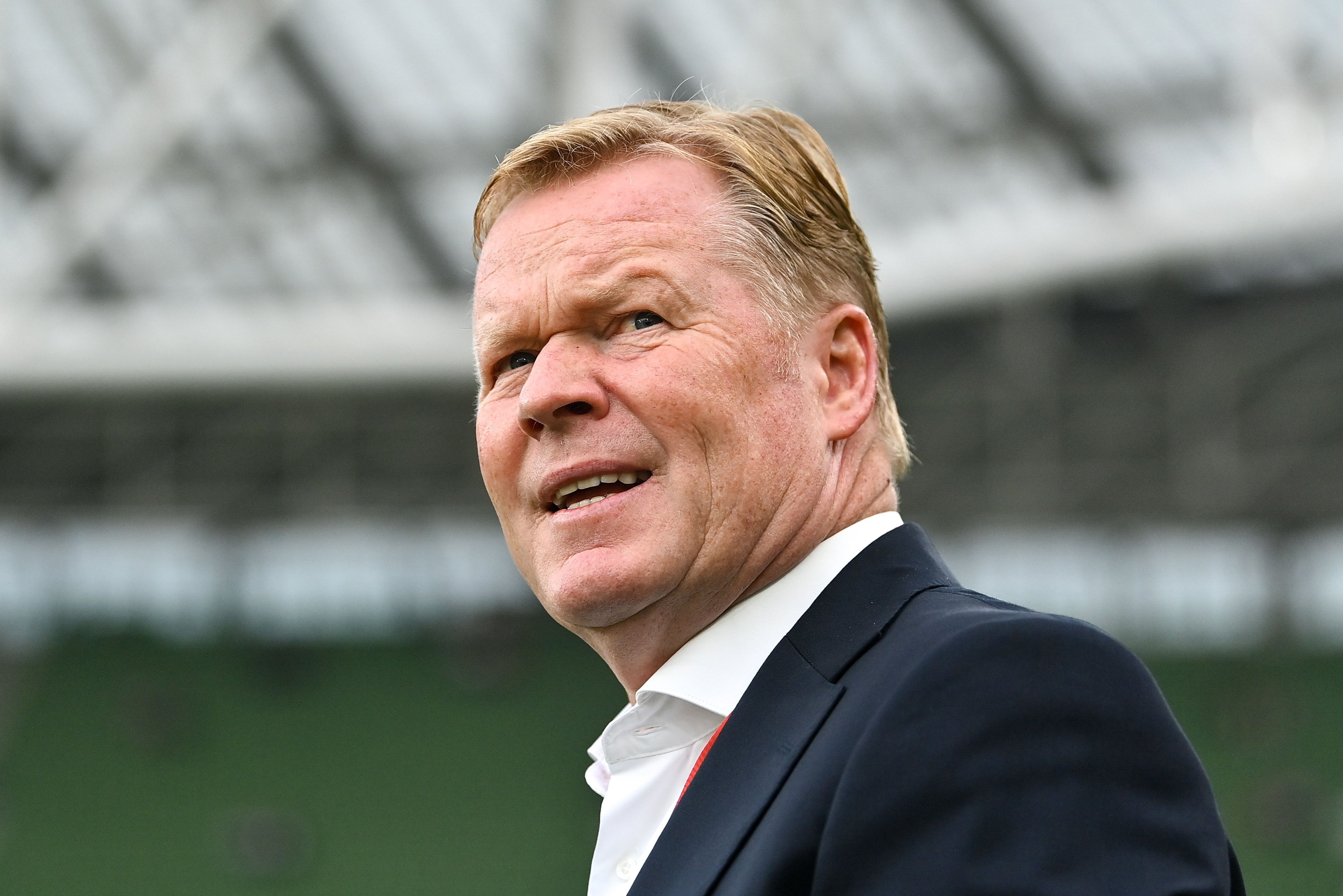 De Nederlandse coach Ronald Koeman onderkent het dreigement van Ivan Ferguson voor de wedstrijd tegen Ierland