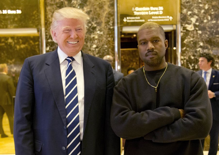 Donald Trump and Kanye West are due to meet at the White House to discuss matters including criminal justice reform (Seth Wenig/AP)