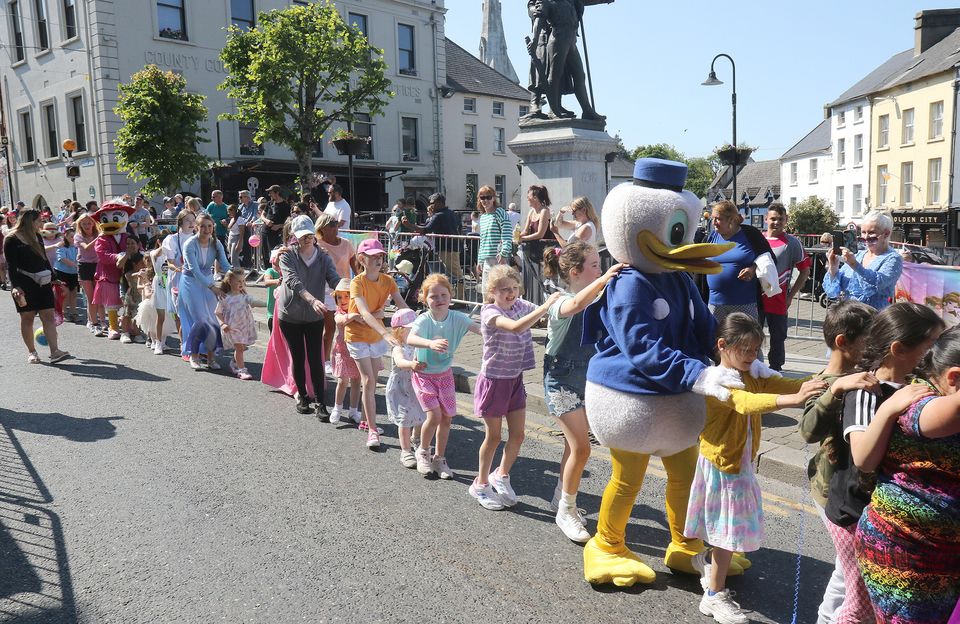 Family fun at the 2023 Enniscorthy Street Rhythms Festival.