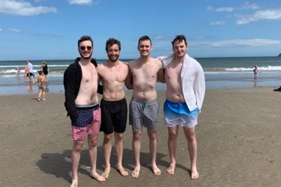 Left to right: Eoghan Butler, Alex Thomson, Walter Butler, and Declan Butler