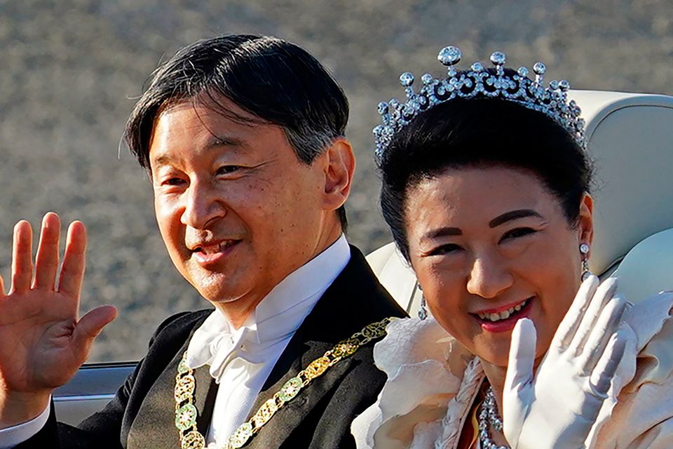 Japanese emperor begins last major accession rite: spending the