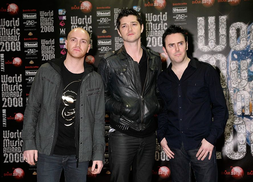 Mark Sheehan, Danny O'Donaghue and Glen Power of The Script