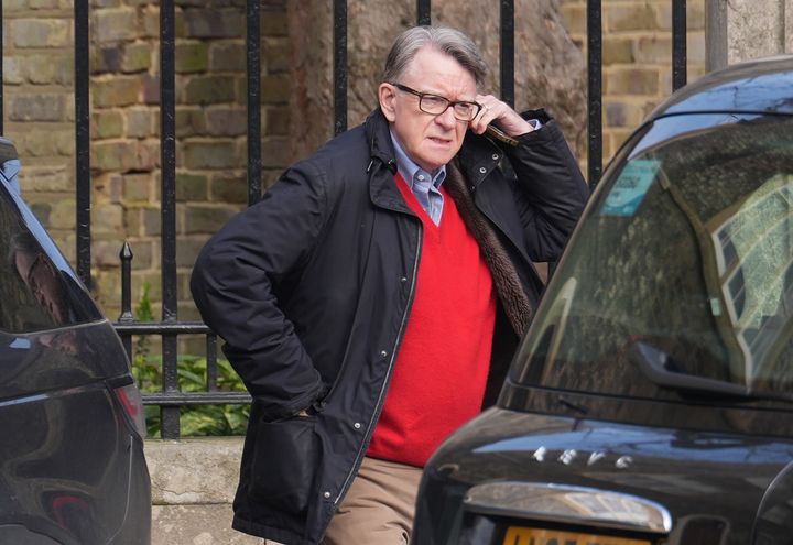 Peter Mandelson faces fine of up to £300 for urinating in the street