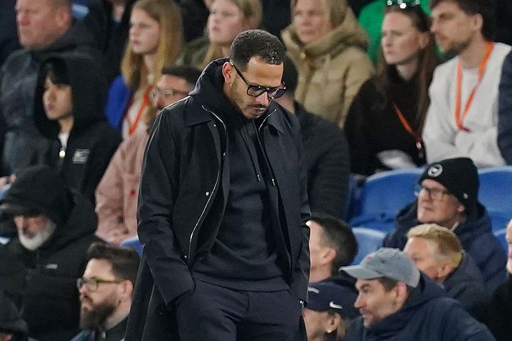 Manager Liam Rosenior faces fan fury with X-rated chants as Chelsea suffer Brighton hammering