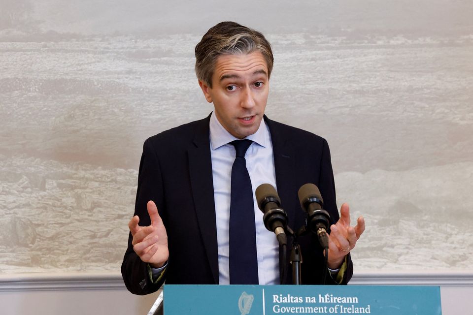 Tánaiste Simon Harris says serious consideration is being given to a social media ban. Photo: Clodagh Kilcoyne