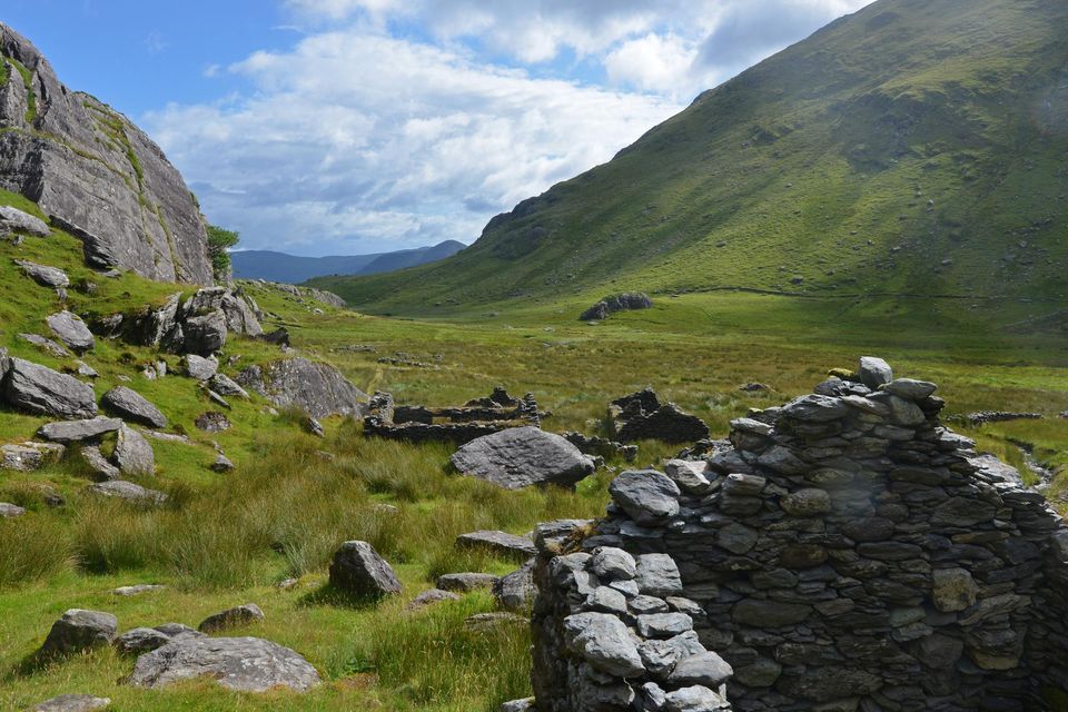 A view from the abandoned village in Cumeengeera. Photo: Pól Ó Conghaile