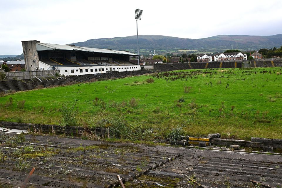 A general view of Casement Park