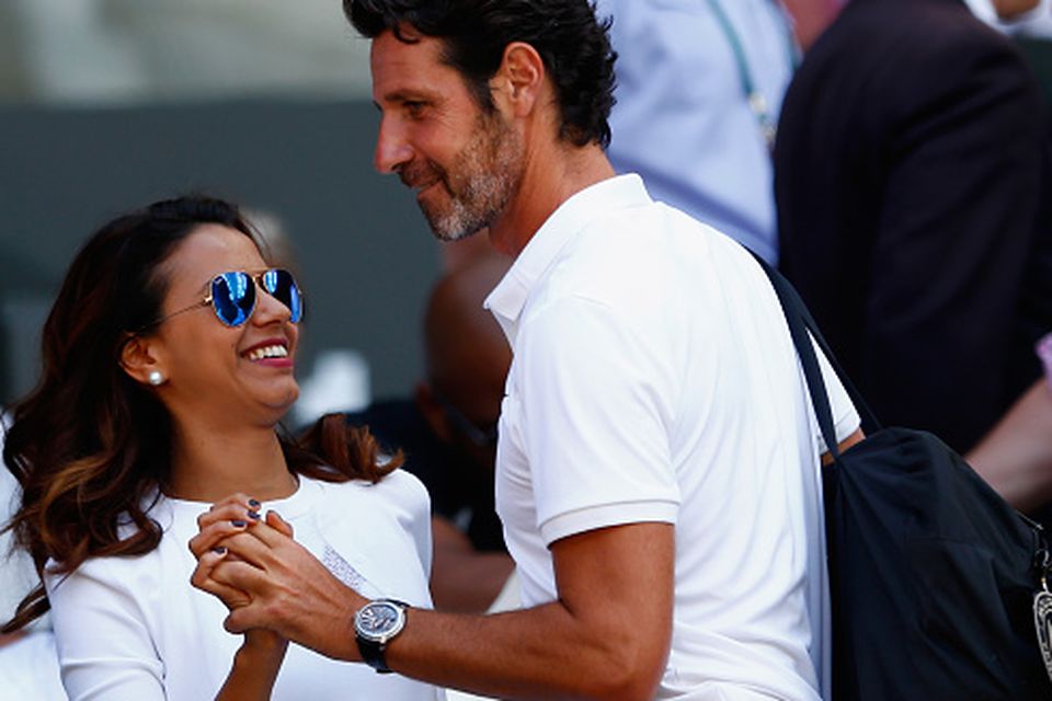 LONDON, ENGLAND - JULY 11:  Patrick Mouratoglou attends day twelve of the Wimbledon Lawn Tennis Championships at the All England Lawn Tennis and Croquet Club on July 11, 2015 in London, England.  (Photo by Julian Finney/Getty Images)