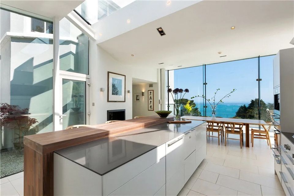 The kitchen in the contemporary extension. Photo: Daft.ie