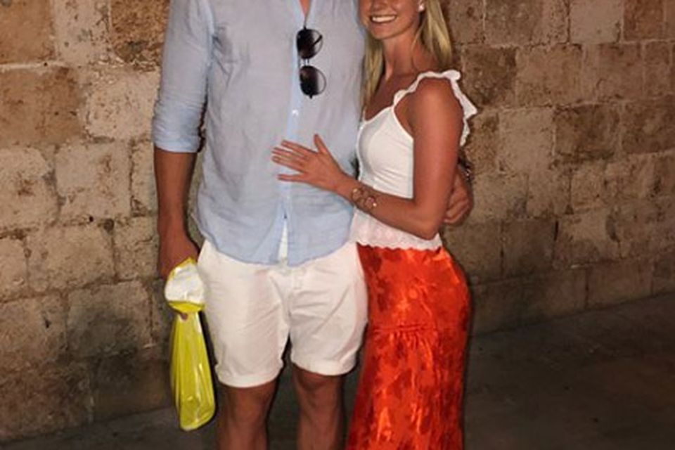Garry Ringrose and girlfriend Ellen Beirne. Picture: Instagram