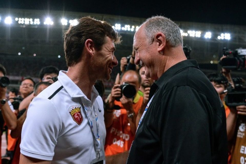 Andre Villas-Boas (left) has suggested that Luiz Felipe Scolari's side are known to 'manipulate' the Asian Football Confederation. CREDIT: GETTY IMAGES
