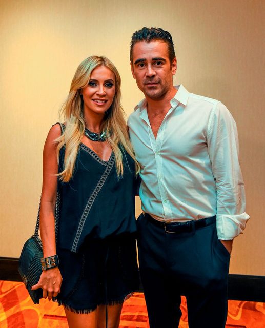 Team Ireland ambassadors Claudine Keane and Colin Farrell at a Special Olympics Ireland reception to celebrate the Special Olympics World Summer Games. The L.A. Hotel Downtown, Figueroa St, Los Angeles, United States. Picture credit: Ray McManus / SPORTSFILE