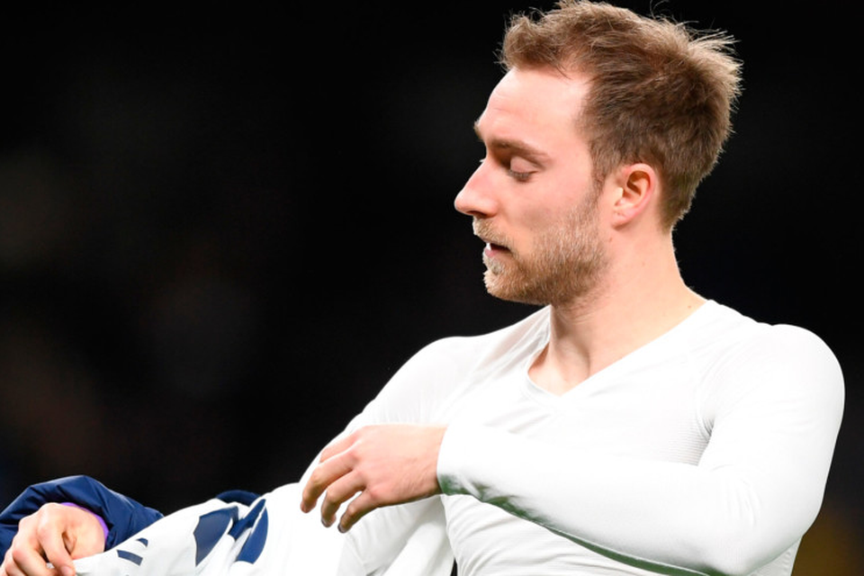 Christian Eriksen was booed off by Tottenham fans in Saturday’s defeat to Liverpool