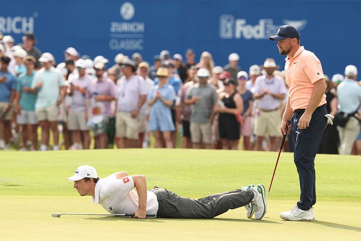 Fitzpatrick brothers four clear after record-breaking round in New Orleans as Nelly Korda eyes third Major win in Houston