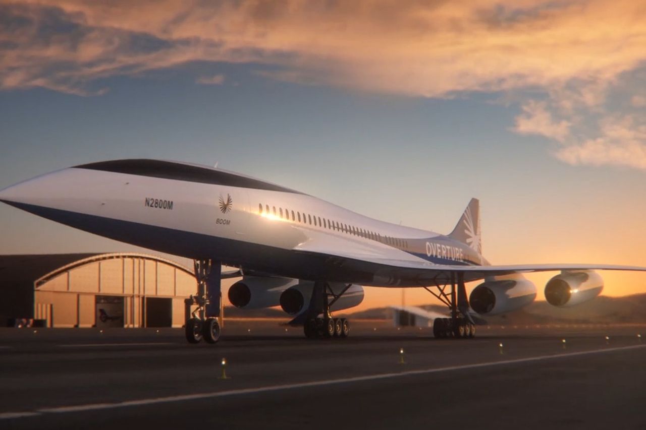 London-New York in 3.5 hours: New supersonic plane with 'gull wings'  unveiled