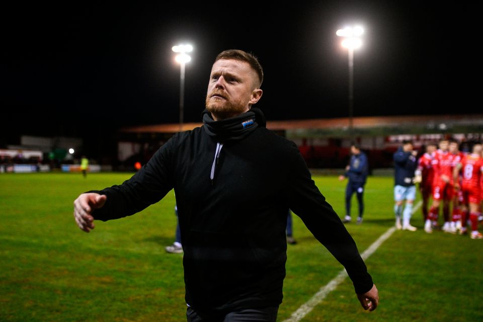 Damien Duff after the game against St Patrick's Athletic