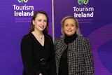 Thumbnail: Sarah Hayes of Tourism Ireland and Dennis Corboy of Druid Glen Hotel & Golf Resort at the launch of Tourism Ireland's 2024 Marketing Plan in Dublin.