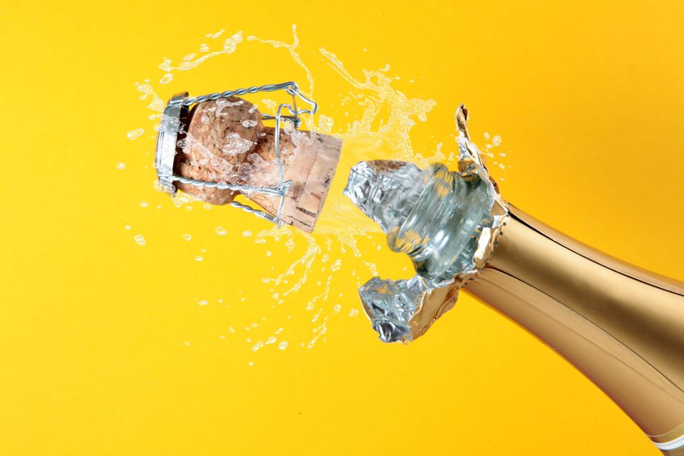 Champagne was added to the basket in 2006 and removed in 2011 during the recession, before returning in 2016. Photo: Alamy