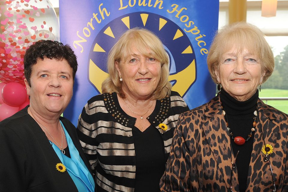 Catherine White, Rose Donnelly and Fidelma McArdle at the Fashion Show in Dundalk Golf Club in aid of The North Louth Hospice. Photo: Aidan Dullaghan/Newspics