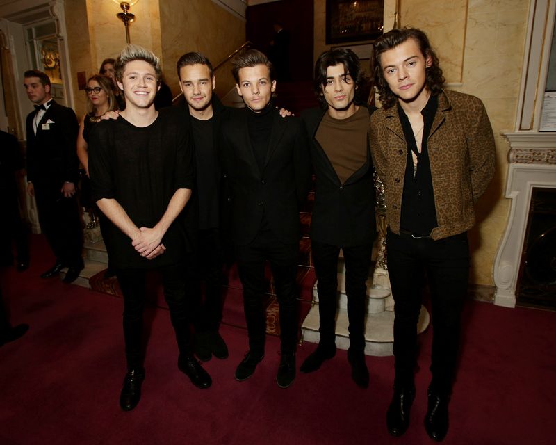 One Direction (L-R) Niall Horan, Liam Payne, Louis Tomlinson, Zayn Malik and Harry Styles attend The Royal Variety Performance at the London Palladium