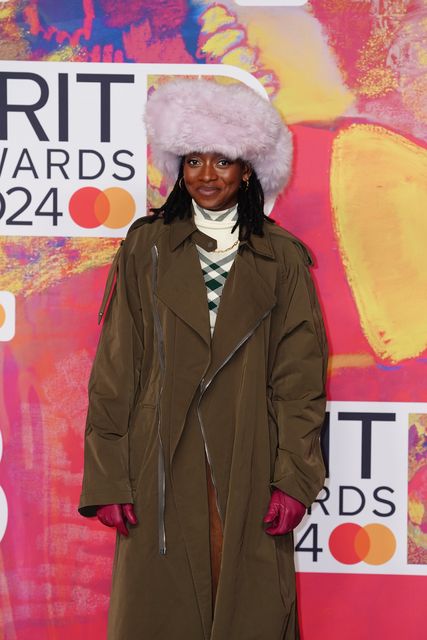 Little Simz attending the Brit Awards 2024 (Ian West/PA)