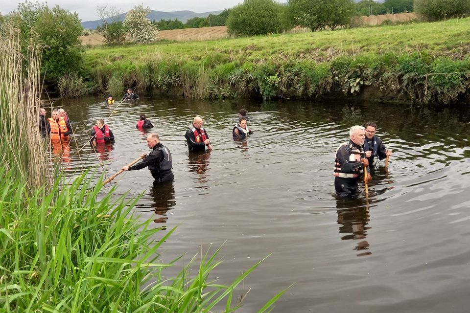 Members of Dundalk Sub Aqua Search and Rescue Unit who carried out a search of the Castletown River as efforts to find missing teenager Vincent Dillon continue