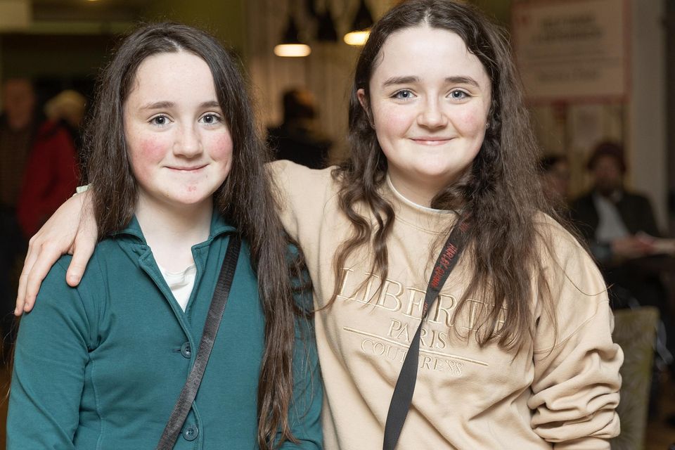 Mia Golden and Aoibhe Golden attended 'A Night for Stan' at the Hawk's Well.