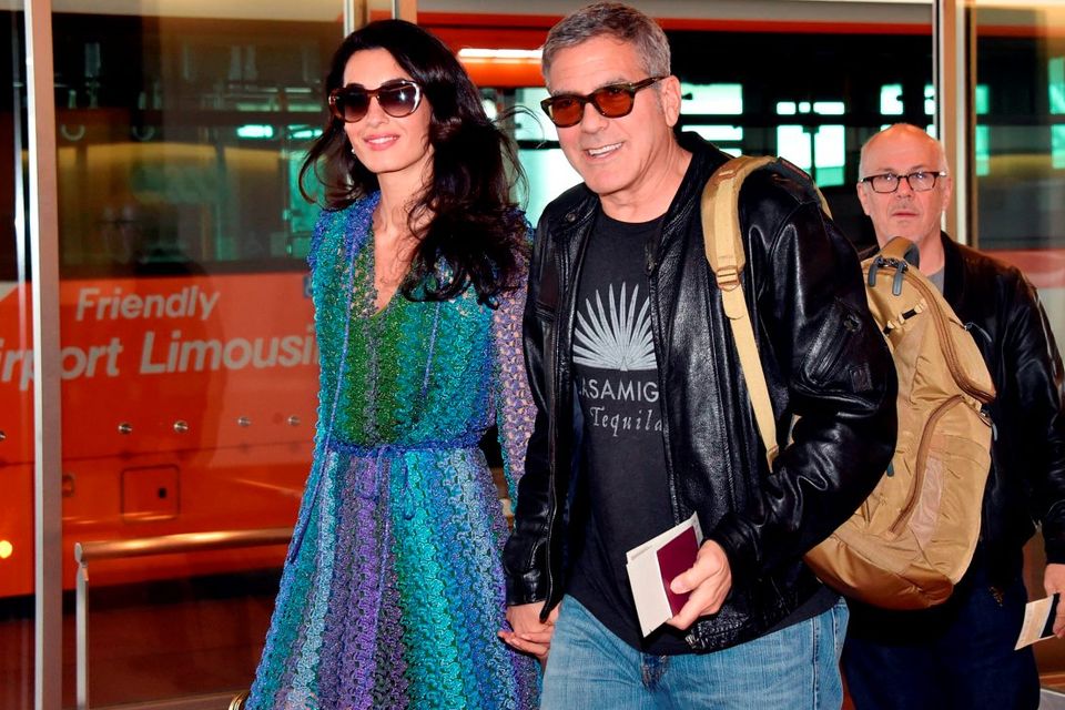 Amal Clooney Sex Xxx - George and Amal Clooney do low-key cool as they touch down in Tokyo |  Independent.ie