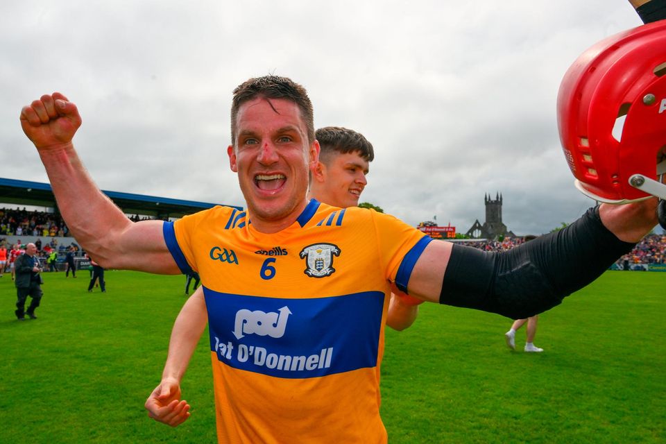 Clare's centre-back John Conlon. Photo: Sportsfile