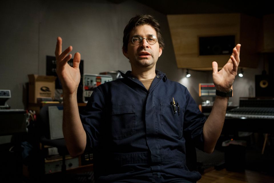Steve Albini at Electrical Audio, his Chicago studio (Jim Newberry/Alamy/PA)