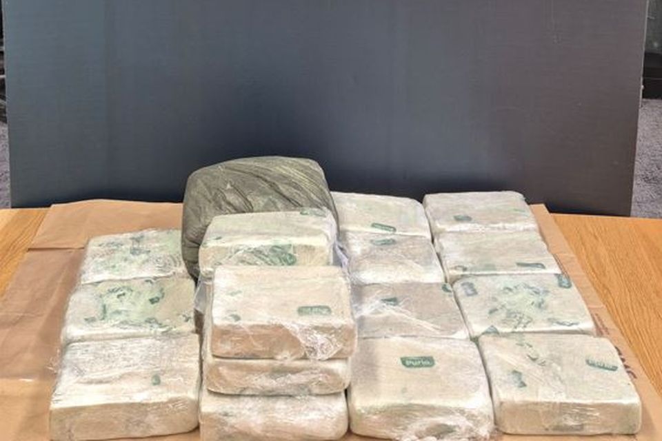 The drugs seized yesterday