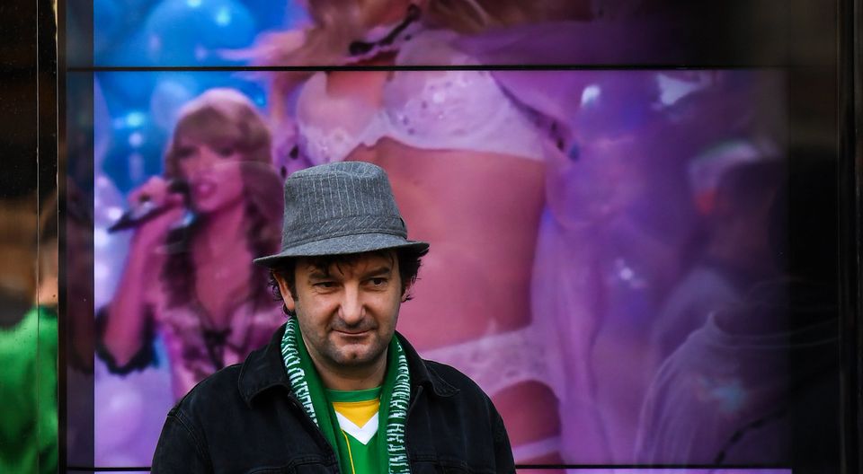 Gallery - Excited Irish soccer fans set up base outside Victoria's Secret  store
