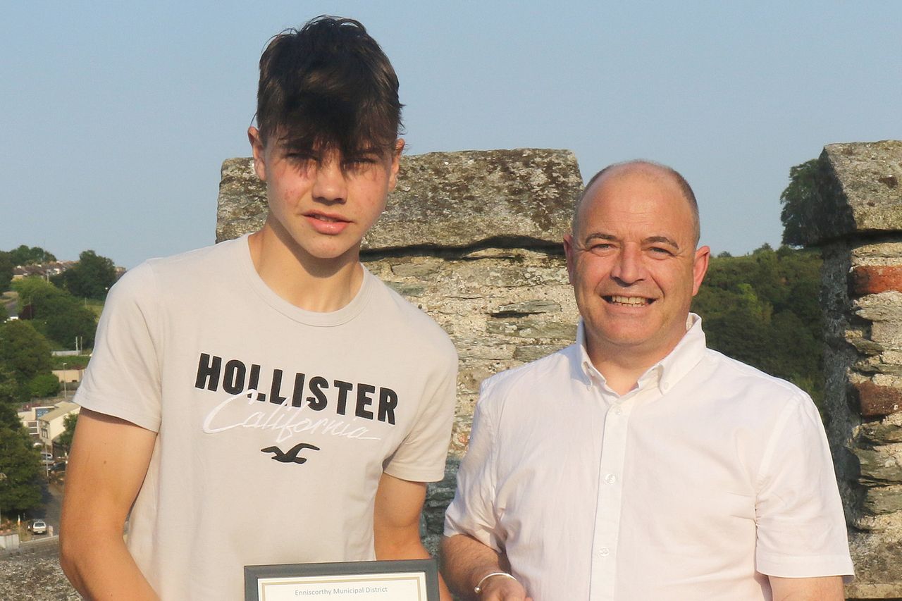 International soccer player among those honoured as Wexford civic ...