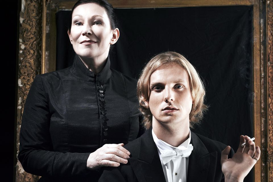 Kate O'Toole and Tom Canton in the 2012 Abbey Theatre production of 'The Picture of Dorian Gray'. Photo: Ros Kavanagh