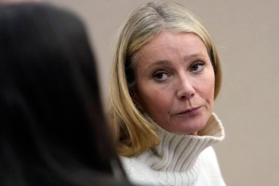 Gwyneth Paltrow in the courtroom in Park City, Utah. Photo: AP Photo/Rick Bowmer