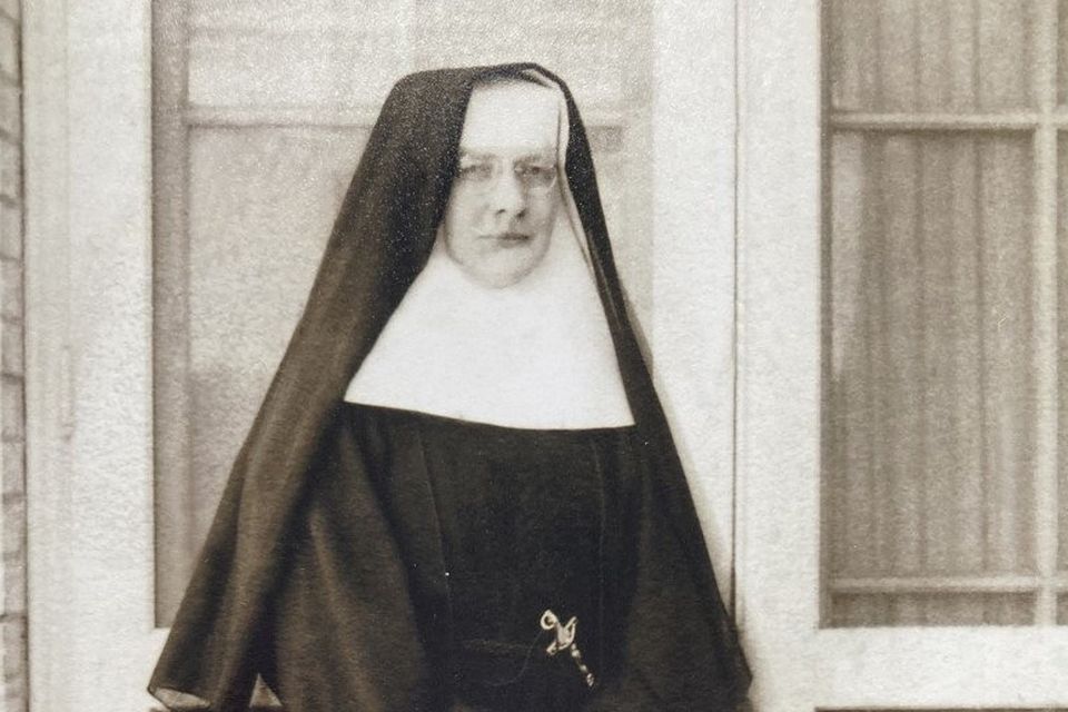 Sr Mary de Lellis (Maggie Gough) at the Catholic University of America, Washington DC, circa1920.